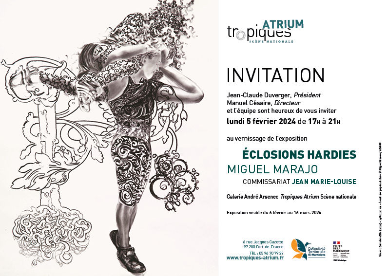 Exposition Miguel Marajo à Tropiques Atrium